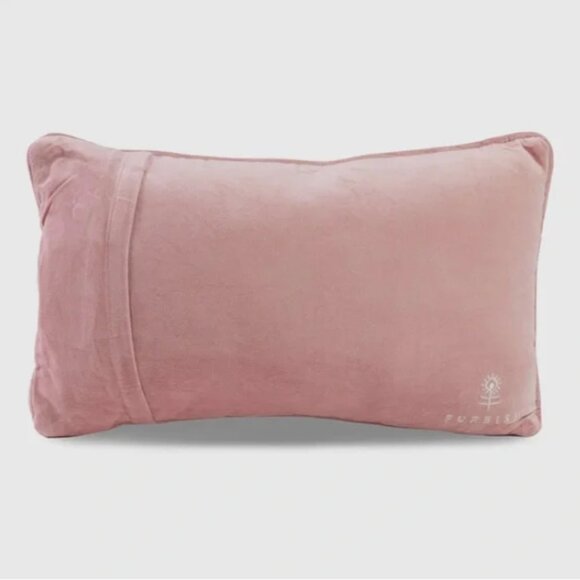 NWT/SEALED Furbish “Demure” Embroidered Needlepoint Accent Pillow - Picture 3 of 6